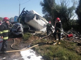 В Тернополе грузовик столкнулся с четырьмя автомобилями