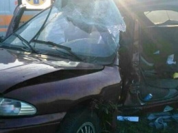 Под Черниговом водителя зажало в пострадавшей в ДТП машине