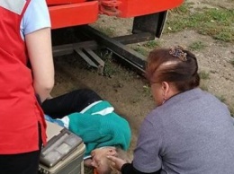 В Киеве женщина попала под трамвай (ФОТО)