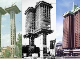 Эти здания строили сверху вниз и утверждали, что такая технология гораздо эффективнее традиционной