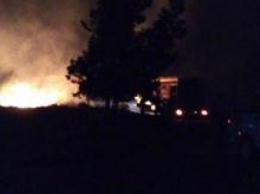 Ночью в Херсонской области случился пожар