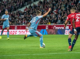 Дебютные голы Йоветича и Геззаля в обзоре матча Лилль - Монако (0:4)
