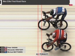 Саган в третий раз подряд стал чемпионом мира в групповой велогонке