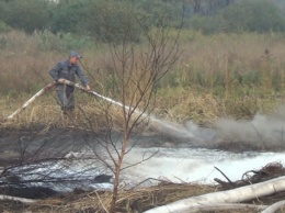 В Полтавской области вспыхнул пожар