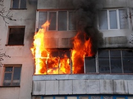 Пожар в Кривом Роге: горела квартира, пострадала пенсионерка
