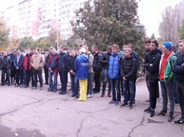 В Бердянске устроили соревнования для будущих защитников Украины