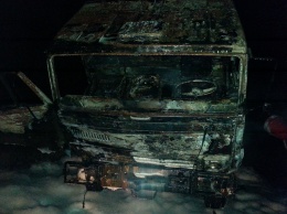 В Николаевской области на ходу загорелся грузовик с 30 тоннами зерна