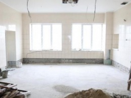 В операционном блоке Кременчугской детской больницы заканчивается капитальный ремонт (ФОТО)