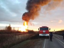 В Подмосковье взорвался газопровод: обнародовано видео мощного пламени