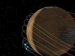 NASA обнаружило у Марса уникальный магнитный хвост