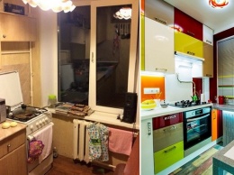 До и после: Блестящее преображение кухни в «хрущевке» площадью всего 6 кв. метров
