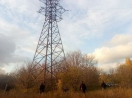 В Николаеве задержали мужчин повредивших электроопору воздушных электросетей