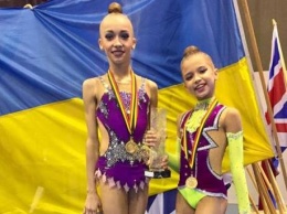 Украинские гимнастки завоевали все золотые медали на юниорском турнире в Бельгии