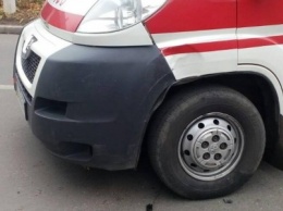 В Кропивницком в ДТП попал автомобиль скорой помощи. ФОТО