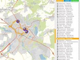 Сумчане просят настроить сервис «GPS мониторинг» в маршрутках