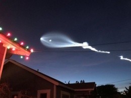 Американцы увидели в вечернем небе запуск ракеты SpaceX
