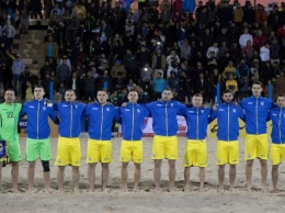 Украинская сборная заняла третье место на турнире по пляжному футболу в Иране