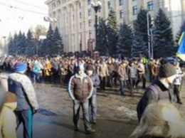 В Харькове недовольные пенсионеры заблокировали Сумскую