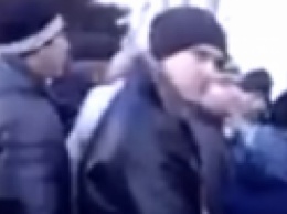 В оккупированном Краснодоне шахтеры вышли на митинг протеста (ВИДЕО)