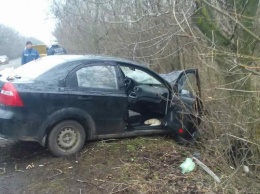 На Николаевщине Chevrolet вылетел в кювет и врезался в дерево: водитель погиб