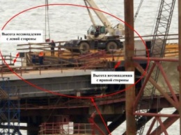 Строители не смогли состыковать пролеты Керченского моста