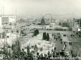 Появилось ретро-фото центральной площади Мелитополя