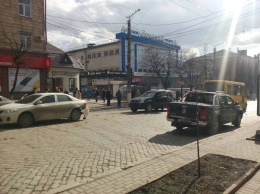 В центральной части города произошло ДТП. ФОТО