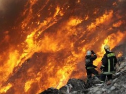 В Павлограде снова горела городская свалка