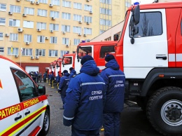 Глава ГСЧС передал одесским спасателям спецтехнику и заложил новое пожарное депо (фоторепортаж)