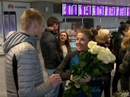 Сборная Украины по биатлону вернулась домой после этапа Кубка мира в Холменколлене