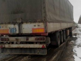 Возле Кропивницкого патрульные устроили погоню за грузовиком ФОТО