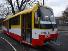 В Одессе собрали 11-й низкопольный трамвай