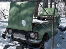Фото того что осталось от авто: в Кировоградской области угнали автомобиль