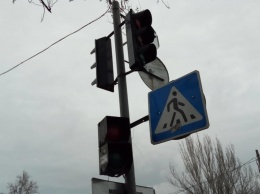 В центре Николаева на оживленном перекрестке не работают светофоры