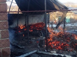 "Зал Царства" Свидетелей Иеговы сгорел дотла в Житомирской области