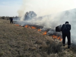 За сутки на Николаевщине спасатели потушили 12 пожаров
