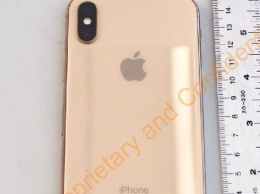 Появились «живые» фото iPhone X в золотом цвете