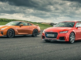 Битва спорткаров: Audi TT RS против Nissan GT-R