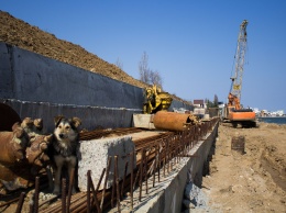 В Черноморске проводят противооползневые работы