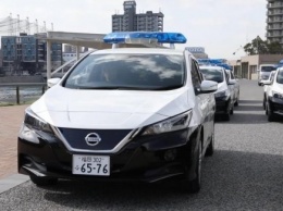 Nissan Leaf 2018 поступил на службу в полицию