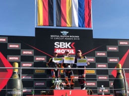 Российский флаг над TT Circuit Assen: Артем Мараев на подиуме KTM ADAC Junior Cup