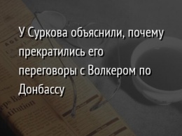 У Суркова объяснили, почему прекратились его переговоры с Волкером по Донбассу