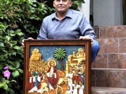 Новокаховский ветеран АТО создает уникальные деревянные картины