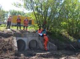 Между Славянском и Краматорском ремонтируют водопропускные сооружения
