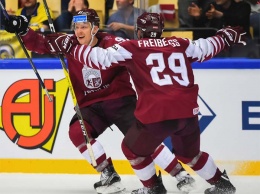 ЧМ по хоккею 2018: Латвия обыгрывает финалиста Олимпиады