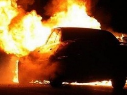 В Левобережном районе сгорел автомобиль