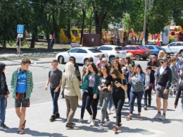 Павлоград посетили дети из Марьинки