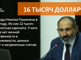СМИ: у Пашиняна самый низкий доход среди всех премьеров Армении