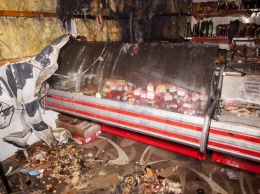В Днепре горел уже четвертый магазин Салтовского мясокомбината