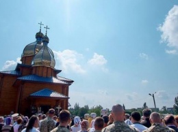 В Донецкой области открыли храм, посвященной памяти погибших в 2014 году воинов ВСУ